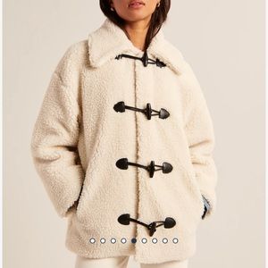 Toggle Sherpa Coat - Worn Once